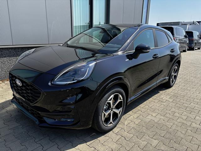 Ford Puma - ST-Line 1.0 EcoBoost 125PS AUTOMATIK, AGATE-BLACK Metallic, 17" Alu, NAVIGATION, Klimaautomatik, Privacy-Glas, Parksensoren hinten, Rückfahrkamera, Tempomat, Sportfahrwerk