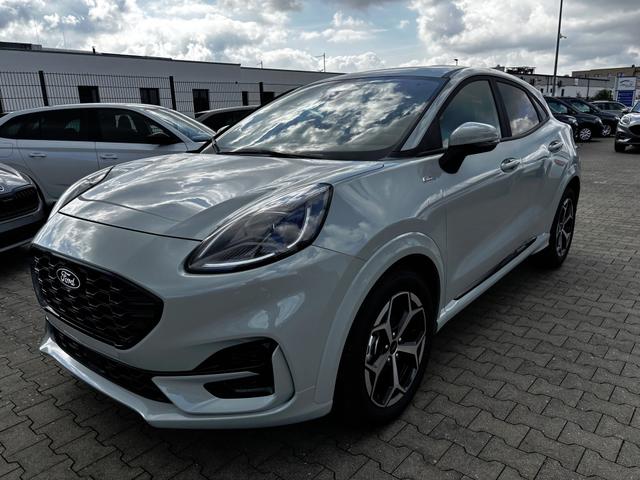 Ford Puma - ST-Line 1.0 EcoBoost 125PS AUTOMATIK, Cactus-Gray, 17" Alu, NAVIGATION, Klimaautomatik, Privacy-Glas, Parksensoren hinten, Rückfahrkamera, Tempomat, Sportfahrwerk