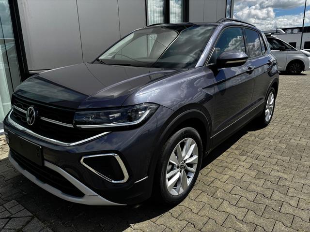 Volkswagen T-Cross - LIFE 1.0 TSI 115PS DSG/AUTOMATIK, Rauch-Grau-Metallic, Parksensoren v/h, Rückfahrkamera, Privacy-Glas, Sitzheizung, Climatronic, IQ LIGHT MATRIX-LED, Radio Ready2Discover+Wireless App-Connect, 17" Alu, KEYLESS, Lendenwirbelstütze, M-Lederlenkrad, Dachreling