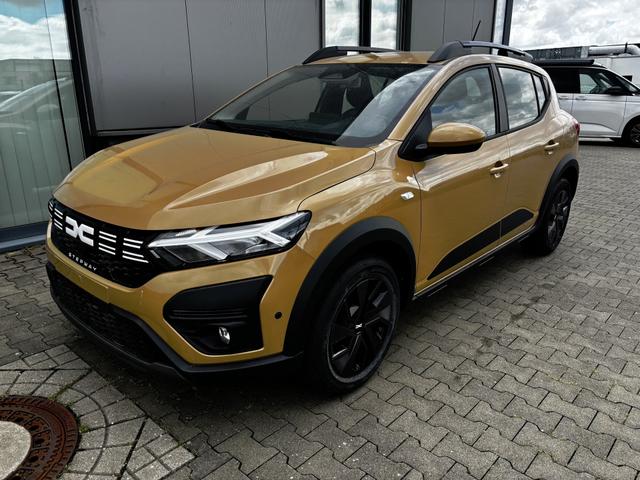 Dacia Sandero Stepway - Expression 1.0 ECO-G100 LPG-GASANLAGE/BENZIN, Safari-Beige Metallic, MEDIA Display 8", Klimaanlage, Parksensoren vorne/hinten, Rückfahrkamera, Toter-Winkel-Warner, Tempomat, Dachreling, Lederlenkrad, 4x elektr. FH, Armlehne, Spiegel einstell-/beheizbar