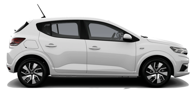 Dacia Sandero Expression 1.0 ECO-G 100 BENZIN/LPG-GASANLAGE, Weiß, Klimaanlage, Parksensoren hinten, Nebelscheinwerfer, Tempomat, Radio 8" + Smartphone-Integration, Lederlenkrad, Armlehne, Außenspiegel elektr. einstell-/beheizbar, Zentralverriegelung mit Fernbedienung 