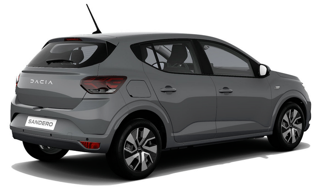 Dacia Sandero Expression 1.0 ECO-G 100 BENZIN/LPG-GASANLAGE, SONDERLACKIERUNG URBAN-GRAU, Klimaanlage, NAVIGATIONSSYSTEM 8", Parksensoren VORNE + HINTEN, RÜCKFAHRKAMERA, TOTER-WINKEL-WARNER, Nebelscheinwerfer, Tempomat, Lederlenkrad, Armlehne, Spiegel elektr. einstell-/beheizbar 