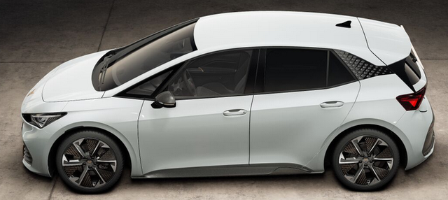 Cupra Born - VZ 79 kWh, Systemleistung: 326PS, Reichweite WLTP: 594 km, 5 Jahre Garantie, 20"Alu, Sitze elektrisch, Climatronic, Winterpaket, Abgedunkelte Scheiben, NAVI 12,9", ACC, 360° Kamera, Parkassistent, KESSY, Alarm, M-Lederlenkrad beheizt, Voll-LED-Scheinwerfer