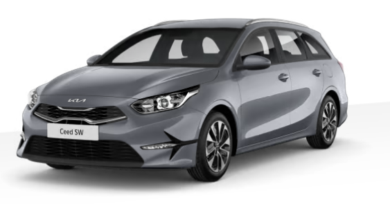Kia Ceed Sportswagon - Spin 1.5 T-GDI 140PS 7DCT (AUTOMATIKGETRIEBE), Lunar-Silver-Metallic, 16" Alufelgen, Klimaanlage, Winter-Paket, Navigationssystem 10,25", Parksensoren hinten, Rückfahrkamera, Tempomat, Dachreling, Beheiztes Lederlenkrad, ZV mit Fernbedienung, Reserve-Notrad