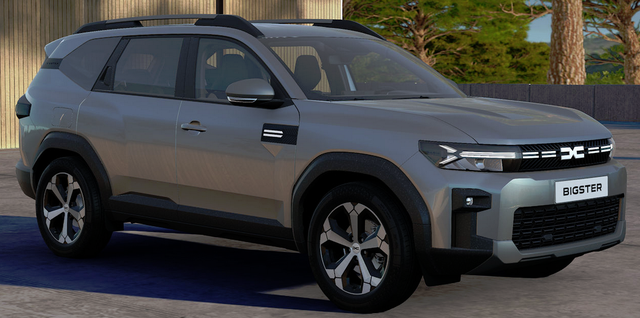 Dacia Bigster Journey Hybrid 155 AUTOMATIK, Grau-Metallic + Parking-Paket Reserverad, Klimaautomatik, Privacy-Glas, Navigation, 18" Alu, Keycard Handsfree, Elektrische Heckklappe, Rückfahrkamera, ACC Tempomat 