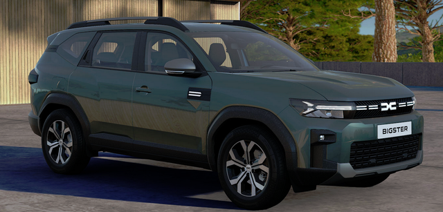 Dacia Bigster Expression 1.2 TCe 140 Mild-Hybrid 6-Gang, Grün-Metallic + Parking-Paket, 17" Alu, Rückfahrkamera, Klimaautomatik, Radio 10" Wireless Apple CarPlay/Android Auto, Tempomat, Nebelscheinwerfer, Lederlenkrad 