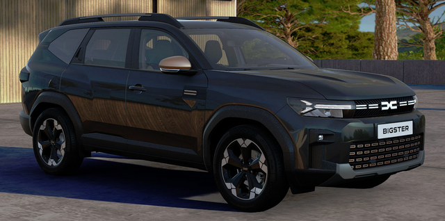 Dacia Bigster Extreme Hybrid 155 AUTOMATIK, Schwarz-Metallic + ELEKTR. HECKKLAPPE Parking-Paket, Klimaautomatik, Privacy-Glas, Navigation, 18" Alu, Keycard Handsfree, Elektrisches PANORAMADACH, Rückfahrkamera, ACC Tempomat 