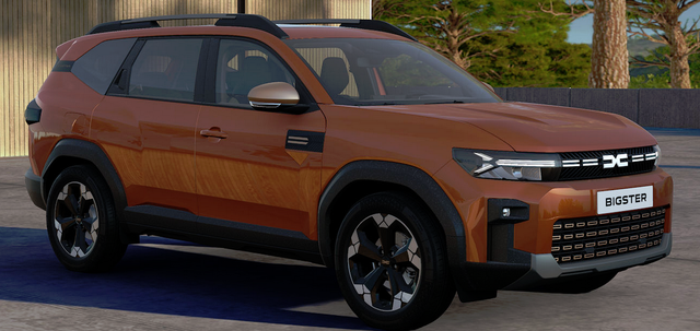 Dacia Bigster Extreme Hybrid 155 AUTOMATIK, Braun-Metallic + ELEKTR. HECKKLAPPE COLD-PACK 2 Parking-Paket, Klimaautomatik, Privacy-Glas, Navigation, 18" Alu, Keycard Handsfree, Elektrisches PANORAMADACH, Rückfahrkamera, ACC Tempomat 