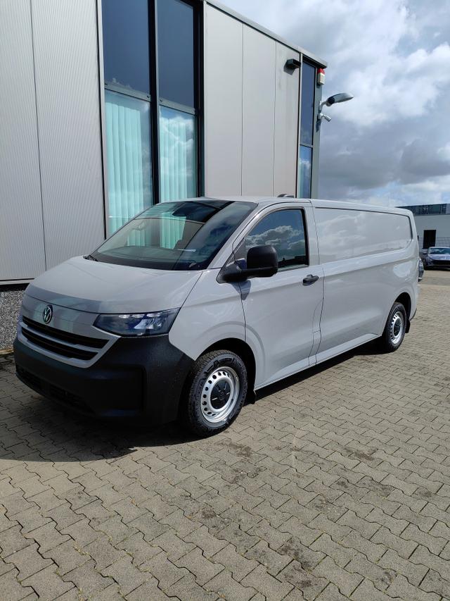 Volkswagen T7 Kastenwagen Basis 2.0 TDI 170PS AUTOMATIK LANG, Grau, HECKFLÜGELTÜREN, 2-Zonen-Klimautomatik, M-Lederlenkrad, Anhängerkupplung, Parksensoren vorn/hinten, Rückfahrkamera, Frontscheibe beheizbar, Ganzjahresreifen, Sitzpaket 46 (inkl. Sitzheizung), Reserverad, 70l Tank 