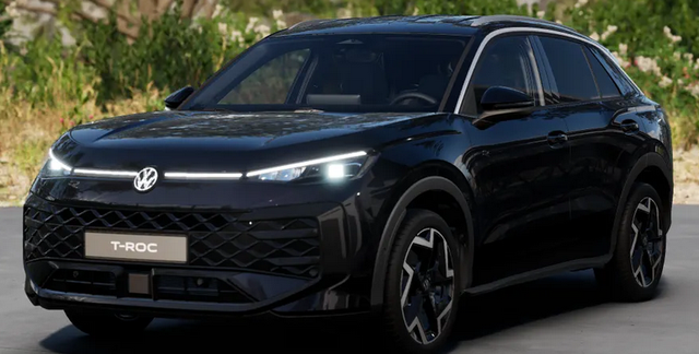 Volkswagen T-Roc LIFE 1.5 eTSI mild-hybrid 116PS DSG (AUTOMATIK), 16" Alufelgen, ACC Tempomat, Climatronic, Rückfahrkamera, Parksensoren vorne/hinten, Radio 12,9" + Wireless App-Connect, Toter-Winkel-Warner, M-Lederlenkrad, Armlehne vorn, LED-Scheinwerfer, Dachreling 