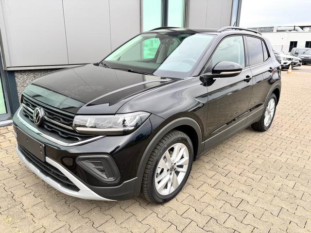 Volkswagen T-Cross - Limited 1.0 TSI 115PS, 5 JAHRE GARANTIE, ANHÄNGERKUPPLUNG, NAVI 8", 17" Alu / Ganzjahresreifen, Climatronic, Sitzheizung, Parksensoren vo/hi + Kamera, Keyless, Privacy-Glas, Deep-Black Perleffekt, Dachreling, Sicht-Paket, Lendenwirbelstützen vorn