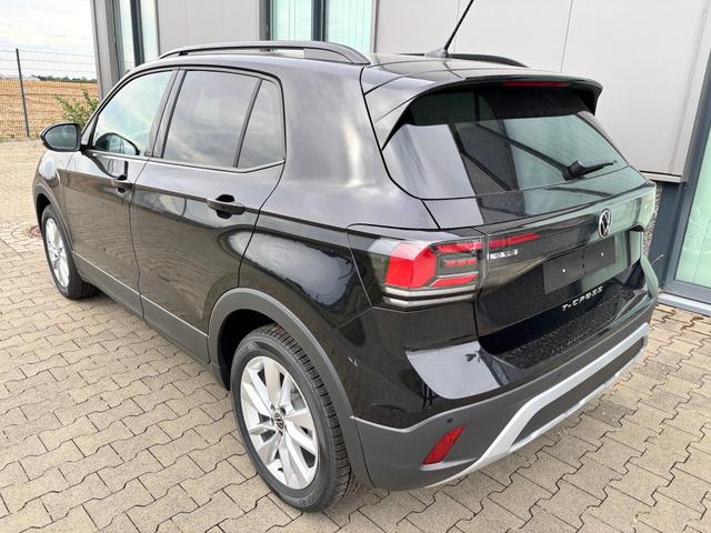 Volkswagen T-Cross Limited 1.0 TSI 115PS, 5 JAHRE GARANTIE, ANHÄNGERKUPPLUNG, NAVI 8", 17" Alu / Ganzjahresreifen, Climatronic, Sitzheizung, Parksensoren vo/hi + Kamera, Keyless, Privacy-Glas, Deep-Black Perleffekt, Dachreling, Sicht-Paket, Lendenwirbelstützen vorn 
