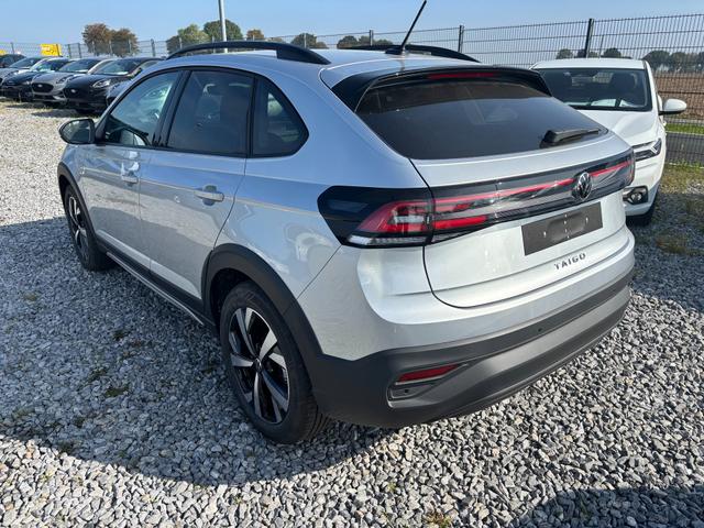 Volkswagen Taigo LIFE 1.5 TSI 150PS DSG/AUTOMATIK, Silber-Metallic, 17" Alu Aberdeen, MATRIX-LED, Sitzheizung, Climatronic, Parksensoren vorn/hinten, Rückfahrkamera, Radio Ready2Discover + Wireless App-Connect, Keyless Access, Licht-/Sicht, Privacy-Glas, M-Lederlenkrad 