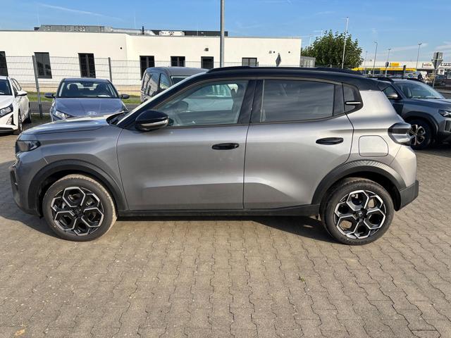Citroën C3 NEUES MODELL "MAX" Turbo 100PS, Grau-Metallic, Winterpaket, 17" Alufelgen, Parksensoren hinten, Rückfahrkamera, Klimautomatik, Privacy-Glas, Dachreling, Navigation, Head-up-Display, Außenspiegel elektr. einstell-/beheiz-/anklappbar, ZV mit Fernbedienung 