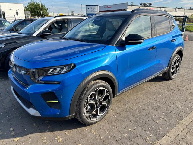 Citroën C3 - NEUES MODELL "MAX" Turbo 100PS, Blau-Metallic, Winterpaket, 17" Alufelgen, Parksensoren hinten, Rückfahrkamera, Klimautomatik, Privacy-Glas, Dachreling, Navigation, Head-up-Display, Außenspiegel elektr. einstell-/beheiz-/anklappbar, ZV mit Fernbedienung