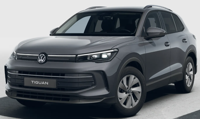 Volkswagen Tiguan - LIFE 1.5 eTSI 150PS DSG, Grau-Metallic, 17" Alu Bari, LED-PLUS-SCHEINWERFER, ELEKTR. HECKKLAPPE, KEYLESS ACCESS, PRIVACY-GLAS, DACHRELING, WINTER-PAKET, ACC, Park Assist, Parksensoren, Kamera, 3-Zonen-Climatronic, Radio/Wireless App-Connect, Digitales Cockpit
