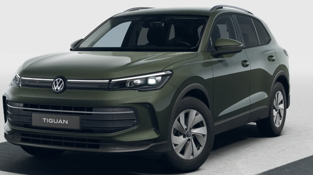 Volkswagen Tiguan - LIFE 1.5 eTSI 150PS DSG, Grün-Metallic, 17" Alu Bari, LED-PLUS-SCHEINWERFER, ELEKTR. HECKKLAPPE, KEYLESS ACCESS, PRIVACY-GLAS, DACHRELING, WINTER-PAKET, ACC, Park Assist, Parksensoren, Kamera, 3-Zonen-Climatronic, Radio/Wireless App-Connect, Digitales Cockpit