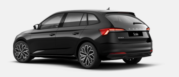 Skoda Scala Dynamic 1.0 TSI 115PS, 5 JAHRE GARANTIE, 17" Alu, Elektr. Heckklappe, Toter-Winkel, Kessy, Alarm, Climatronic, SunSet, Verlängerte Heckscheibe, Sitzheizung, Parksensoren vorne/hinten, Rückfahrkamera, Tempomat, Radio 8" + Wireless Smartlink, M-Lederlenkrad 
