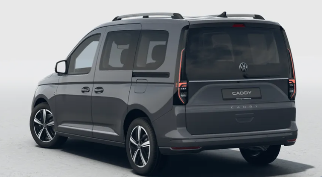 Volkswagen Caddy Style 1.5 TSI 115PS DSG/AUTOMATIK, PURE-GREY, 17" Alu/Ganzjahresreifen, Winterpaket, ACC-Tempomat, Toter-Winkel, ParkAssist, Parksensoren vo/hi, Rückfahrkamera, Radio Ready2Discover 10" + Wireless AppConnect, Climatronic, Abgedunkelte Scheiben, M-Lederlenkrad 