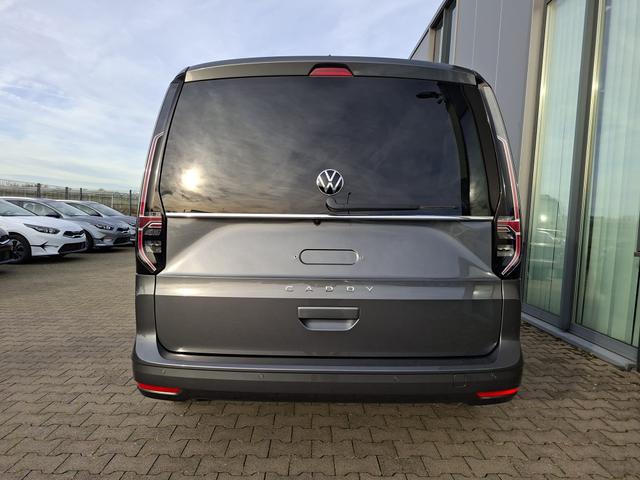 Volkswagen Caddy Style MAXI 7-SITZER 1.5 TSI 115PS DSG/AUTOMATIK, INDIUM-GRAU, 17" Alu/Ganzjahresreifen, Winterpaket, ACC-Tempomat, Toter-Winkel, ParkAssist, Parksensoren vo/hi, Rückfahrkamera, Radio Ready2Discover 10" + Wireless AppConnect, Climatronic, Abgedunkelte Scheiben 