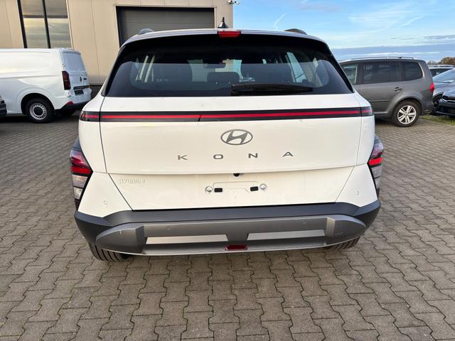Hyundai KONA Smart 1.6 T-GDI 170PS 7DCT (AUTOMATIK) 4x2, 5J. Garantie, 17" Alu, NAVI 12,3", Winterpaket, 2-Zonen-Climatronic, Parksensoren vorn/hinten, Rückfahrkamera, BI-LED-Scheinwerfer, Key, Alarm, ACC Tempomat, Lederlenkrad 