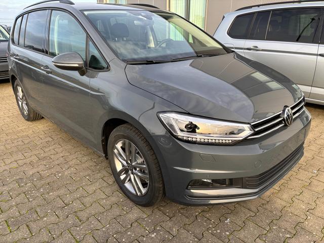 Volkswagen Touran Limited 1.5 TSI 150 PS, 17" Alu, GRAU-Metallic, Winter-Paket, Elektr. Heckklappe, Keyless, Alarm, LED-Scheinwerfer IQ-Light, Travel Assist, Parksensoren vo/hi, Rückfahrkamera, ACC, M-Lederlenkrad, Digital Cockpit, 3-Zonen-Climatronic, Radio Ready2Discover 8" 
