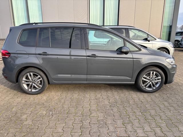 Volkswagen Touran Limited 1.5 TSI 150 PS, 17" Alu, GRAU-Metallic, Winter-Paket, Elektr. Heckklappe, Keyless, Alarm, LED-Scheinwerfer IQ-Light, Travel Assist, Parksensoren vo/hi, Rückfahrkamera, ACC, M-Lederlenkrad, Digital Cockpit, 3-Zonen-Climatronic, Radio Ready2Discover 8" 