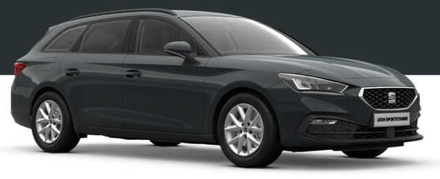 Seat Leon Sportstourer - Style 1.5 TSI 115PS, Fjord-Blau, 5 Jahre Garantie, 16" ALU, MATRIX-LED, Privacy-Glas, Winter-Paket, 3-Zonen-Climatronic, ParkAssist, Parksensoren v/h, Rückfahrkamera, Radio 10,4" + Full-Link, Tempomat, M-Lederlenkrad, variabler Ladeboden