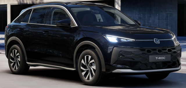 Volkswagen T-Roc - LIFE 1.5 eTSI 116PS DSG (AUTOMATIK), SCHWARZ-METALLIC, ANHÄNGERKUPPLUNG, WINTER-PAKET, PRIVACY, 16" Alu, ACC, Climatronic, Rückfahrkamera, Parksensoren vorne/hinten, Radio 12,9" + Wireless App-Connect, Toter-Winkel-Warner, M-Lederlenkrad, LED-Scheinwerfer