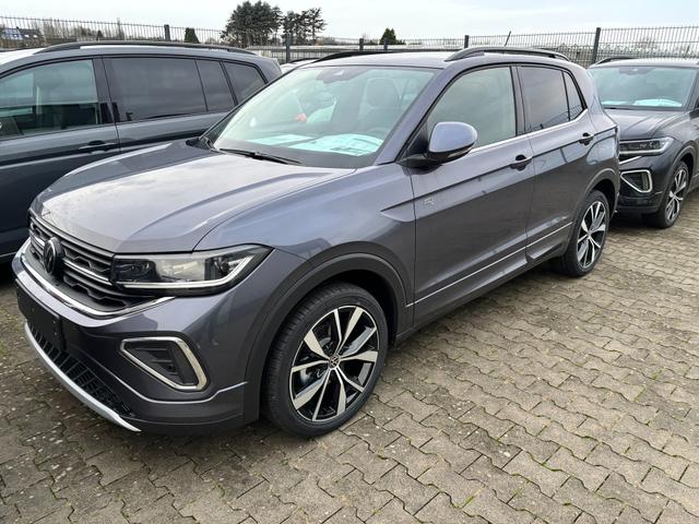 Volkswagen T-Cross - R-Line Limited 1.0 TSI 115PS, 5 JAHRE GARANTIE, CLIMATRONIC, SITZHEIZUNG, Grau Metallic, 18" Alu, MATRIX-LED, Adaptiver Tempomat ACC, Parksensoren, Rückfahrkamera, Keyless, Abgedunkelte Scheiben, Radio "Ready2Discover" + App-Connect, M-Lederlenkrad, Side Assist