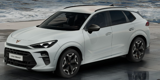 Cupra Terramar - Basis 1.5 e-TSI 150PS DSG, 5J Garantie, WEISS-MET, AHK SCHWENKBAR, 19" Alu, NAVIGATION 19"; MATRIX-LED, KESSY, Alarm, Interieur Moon-Light, Elektr. Heckklappe, ACC, Climatronic, Parksensoren vorn/hinten, TOP-VIEW-Kamera,Intelligent-Drive-Paket, HEAD-UP-DISPLAY