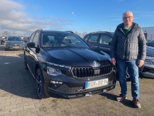 Fahrzeugübergabe eines Skoda Kamiq 