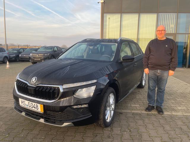 Fahrzeugübergabe eines Skoda Kamiq 