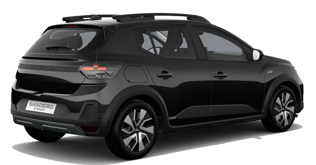 Dacia Sandero Stepway Expression 1.2 Eco-G 120 LPG/Benzin, NEUES MODELL, 3J Garantie, Klimaanlage, Lederlenkrad, Parksensoren hinten, R&uuml;ckfahrkamera, Dachreling, Tempomat, Multimedia System 10" + Smartphone-Spiegelung, Regen-/Licht-Sensor, ZV FB, 4x elektr. FH, NSW, Armlehne 