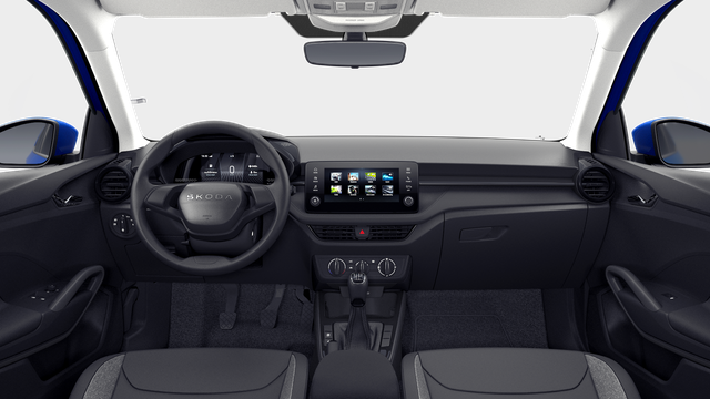 Skoda Fabia Extra 1.0 80PS, 5 Jahre Garantie, Energy-Blau, Klimaanlage, Parksensoren hinten, Infotainment 8", Virtual Cockpit, LED-Scheinwerfer, Nebelscheinwerfer, Wireless SmartLink (Navi-Funktion &uuml;ber Smartphone), Armlehne vorn, Fu&szlig;matten 