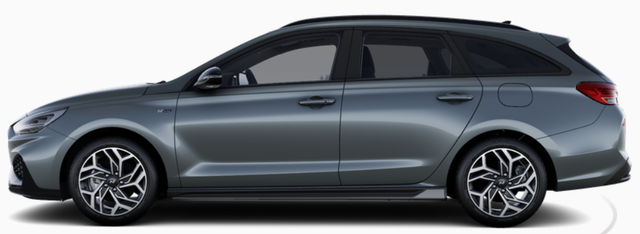 Hyundai i30 Kombi N Line Premium 1.6 T-GDI 150PS 7DCT/AUTOMATIK, 18" ALU, SPORTL. EXTERIEUR, LEDER-/KUNSTLEDER, TOTER-WINKEL, SMART KEY, KLIMAAUTOMATIK, WINTERPAKET, Privacy-Glas, NAVIGATION, Parksensoren vo/hi, R&uuml;ckfahrkamera, BI-LED-Scheinwerfer, Tempomat, Alarm, Reserverad, Dachrelin 