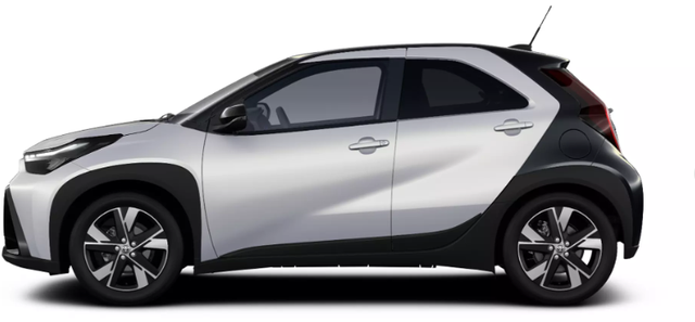Toyota Aygo X Pulse 1.5 Hybrid 115PS CVT/AUTOMATIK, 3 Jahre Garantie, 17" Alufelgen, Metallic/Dach schwarz, Privacy-Glas, Sitzheizung, R&uuml;ckfahrkamera, Klimaautomatik, Audiosystem 9" + Smartphone-Integration, Lederlenkrad, ACC, ZV mit Fernbedienung, LED-Scheinwerfer 
