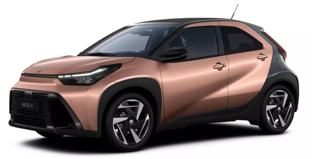 Toyota Aygo X - Envy 1.5 Hybrid 115PS CVT/AUTOMATIK, 3J Garantie, 18" Alu, FALTDACH, Smart Entry, Dach schwarz, Privacy-Glas, Sitzheizung, Parksensoren v/h, R&uuml;ckfahrkamera, 2-Zonen-Klimaautomatik, Audiosystem 10,5" + Cloud-NAVI, Lederlenkrad, ACC, LED-Scheinwerfer, JBL-SOUND