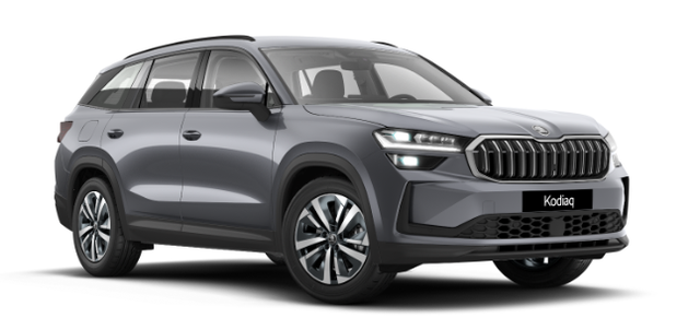 Skoda Kodiaq - Selection Business Edition 1.5 TSI mHEV 150PS DSG, 3J Garantie, 18" Alu, ANH&Auml;NGERKUPPLUNG, MATRIX-LED, ELEKTR. HECKKLAPPE, NAVI 13", KESSY+ALARM, Fahrersitz + Sitzheizung, SPORT-M-Lederlenkrad beheizt, 3Z-Climatronic, ACC, Parksensoren v/h, R&uuml;ckfahrkamera, Dachreling