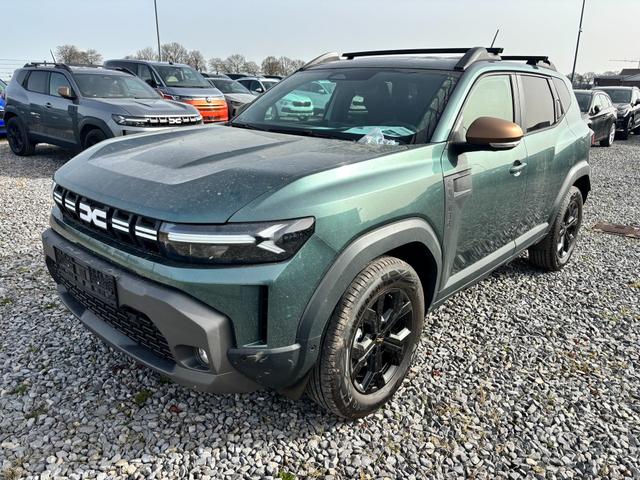 Dacia Duster - Extreme hybrid 155 (FULL-HYBRID, Benzin+Elektro) AUTOMATIK, ZEDER-GR&Uuml;N-MET + WINTER-PAKET (Vordersitze/Lenkrad/Frontscheibe beheizt) PARKING (Toter-Winkel, 360&deg;Kamera, PDC vorn) TECHNO (NAVI, ACC Tempomat), Klimaautomatik, Keyless, Parksensoren, 3J Garant