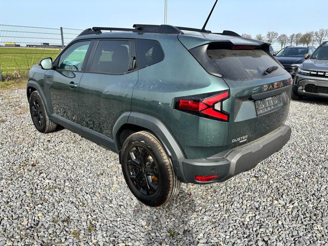 Dacia Duster Extreme hybrid 155 (FULL-HYBRID, Benzin+Elektro) AUTOMATIK, ZEDER-GR&Uuml;N-MET + WINTER-PAKET (Vordersitze/Lenkrad/Frontscheibe beheizt) PARKING (Toter-Winkel, 360&deg;Kamera, PDC vorn) TECHNO (NAVI, ACC Tempomat), Klimaautomatik, Keyless, Parksensoren, 3J Garant 