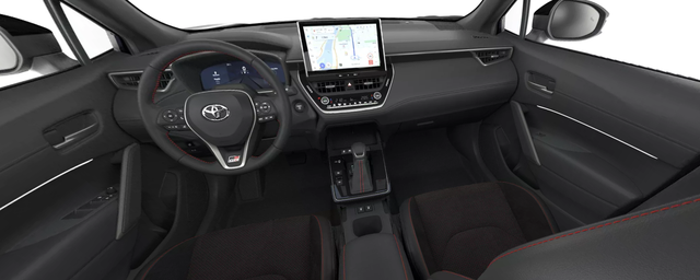 Toyota Corolla GR Sport 2.0 Hybrid 180PS CVT/AUTOMATIK, 3 Jahre Garantie, 19" ALU, Elektr. Heckklappe, Privacy-Glas, Sitzheizung, Lederlenkrad beheizt, Klimaautomatik, PDC+R&uuml;ckfahrkamera, Cloud-Navigationsfunktion, Smartphone-Integration, Adaptiver Tempomat, Toter-Winkel-Warner 