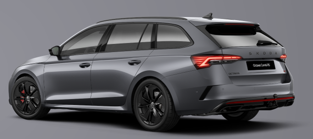 Skoda Octavia Combi - RS 2.0 TSI 265PS DSG, 5 JAHRE GARANTIE, Graphite-Grau, ANH&Auml;NGERKUPPLUNG, 18"Alu, MATRIX-LED, NAVI, Elektr. Heckklappe, ACC, Kessy, Alarm, Climatronic, ParkAssist, PDC, Kamera, Sitzheizung, Privacy-Glas, Netztrennwand, Virtual Cockpit 10"