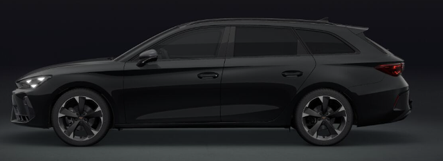 Cupra Leon Sportstourer "Sonderaktion" 1.5 eTSI 150PS DSG (AUTOMATIK), SCHWARZ, ANH&Auml;NGERKUPPLUNG, ELEKTR. HECKKLAPPE, KESSY, ALARM, R&Uuml;CKFAHRKAMERA, 18" Alu, Sitzheizung, M-Lederlenkrad beheizt, Parksensoren vorne und hinten, Adaptiver Tempomat, 3-Zonen-Climatronic, Radio 12,9" + Full Link 