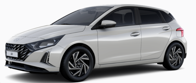 Hyundai i20 - Family 1.0 T-GDI 90PS, NAVI 10,25", LUMEN-GREY METALLIC, Winter-Pack: Sitzheizung + Lenkradheizung, 16" ALU, Klimaautomatik, Privacy-Glas, Parksensoren hinten, R&uuml;ckfahrkamera, Tempomat, Lederlenkrad, Reserverad, Alarm, Armlehne, 4x elektr. Fensterheber