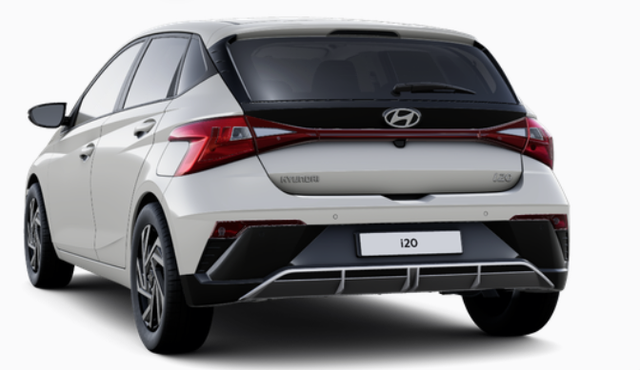 Hyundai i20 Family 1.0 T-GDI 90PS, NAVI 10,25", LUMEN-GREY METALLIC, Winter-Pack: Sitzheizung + Lenkradheizung, 16" ALU, Klimaautomatik, Privacy-Glas, Parksensoren hinten, R&uuml;ckfahrkamera, Tempomat, Lederlenkrad, Reserverad, Alarm, Armlehne, 4x elektr. Fensterheber 
