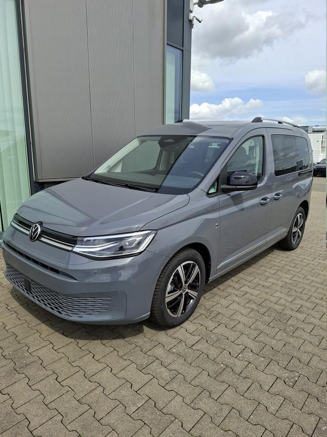 Volkswagen Caddy Style 1.5 TSI 115PS DSG/AUTOMATIK, PURE-GREY, 17" Alu/Ganzjahresreifen, Winterpaket, ACC-Tempomat, Toter-Winkel, ParkAssist, Parksensoren vo/hi, R&uuml;ckfahrkamera, Radio Ready2Discover 10" + Wireless AppConnect, Climatronic, Abgedunkelte Scheiben, M-Lederlenkrad 