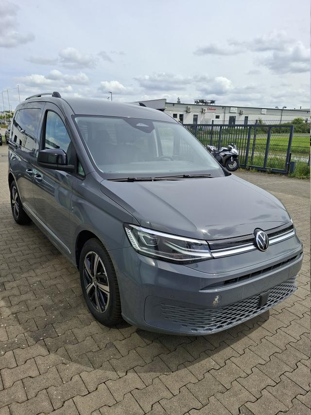 Volkswagen Caddy Style 1.5 TSI 115PS DSG/AUTOMATIK, PURE-GREY, 17" Alu/Ganzjahresreifen, Winterpaket, ACC-Tempomat, Toter-Winkel, ParkAssist, Parksensoren vo/hi, R&uuml;ckfahrkamera, Radio Ready2Discover 10" + Wireless AppConnect, Climatronic, Abgedunkelte Scheiben, M-Lederlenkrad 
