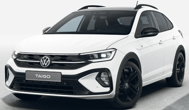 Volkswagen Taigo - R-Line Limited 1.0 TSI 115PS DSG, 5JAHRE GARANTIE, 18" Alu, CLIMATRONIC, SITZHEIZUNG, PURE-WHITE/DACH SCHWARZ, LED-MATRIX-Scheinwerfer IQ LIGHT, Keyless, Sicht-Paket, R&uuml;ckfahrkamera, Parksensoren vo/hi, Abgedunkelte Scheiben, Radio Ready2Discover/App-Connect, Sportsitz