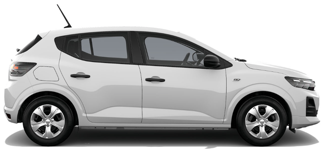 Dacia Sandero Essential 1.0 SCe65, Arktis-Wei&szlig;, KLIMAANLAGE, PARKSENSOREN HINTEN, Tempomat, Multimediasystem Media Control, Zentralverriegelung mit Fernbedienung 